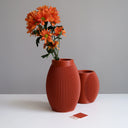 JARRÓN LINA RED CLAY L / MENDELEK STUDIO