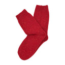CALCETINES LANA RECICLADA & CASHMERE RED / SLOWSOCKS