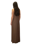 VESTIDO HALTER CHOCOLATE / SOLOTRE