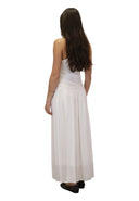 VESTIDO CAMISETA SIN MANGAS BLANCO / SOLOTRE