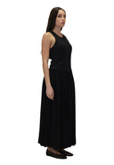 VESTIDO CAMISETA SIN MANGAS NEGRO / SOLOTRE