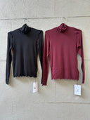 JERSEY DE CUELLO ALTO CORTADO (BURDEOS) / ISABELLE BLANCHE