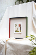 " THE RED YARD" CUADRO DE CERÁMICA / KOKO CHE JOTA