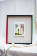 " THE RED YARD" CUADRO DE CERÁMICA / KOKO CHE JOTA