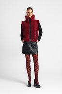 FALDA MIDI PIEL SINTETICA / MOUTAKI