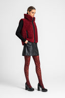 FALDA MIDI PIEL SINTETICA / MOUTAKI