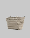MARCHE TOTE M (TAUPE PUFFER) / TOPOLOGIE