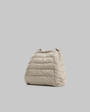 MARCHE TOTE M (TAUPE PUFFER) / TOPOLOGIE