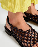 SANDALIAS MOGAN BERENJENA / NAGUISA