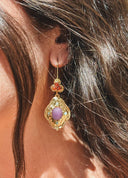 PENDIENTES PITUSA LILA / ALHAJA