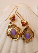 PENDIENTES PITUSA LILA / ALHAJA