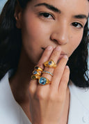 ANILLO POSITANO PISTACHIO ORO / ALHAJA