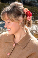PINZA FLORES ROSAS GRANDE / COUCOU SUZETTE