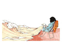 "LEYENDO EN LA PLAYA" / ANA JARÉN