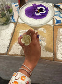 ANILLO BLANCO ROSADO / SUSMIES