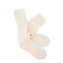 CALCETINES LANA MOHAIR MARFIL / SLOWSOCKS