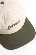 GORRA DE SURF SCRIPT OFF-WHITE & OLIVE / SERVICE WORKS