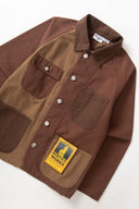 CHAQUETA PATCHWORK 2.0 MARRÓN / SERVICE WORKS