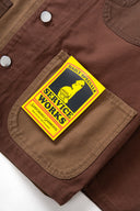 CHAQUETA PATCHWORK 2.0 MARRÓN / SERVICE WORKS