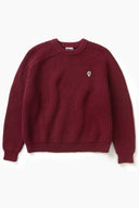 SWEATER ARTICHOKE CHUNKY - BURGUNDY / SERVICE WORKS