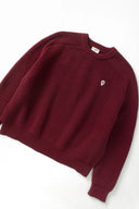 SWEATER ARTICHOKE CHUNKY - BURGUNDY / SERVICE WORKS