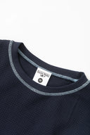 CAMISETA MANGA LARGA WAFFLE - NAVY / SERVICE WORKS