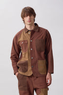 CHAQUETA PATCHWORK 2.0 MARRÓN / SERVICE WORKS