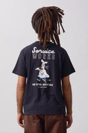 CAMISETA EATING ADVENTURES - NEGRA / SERVICE WORKS