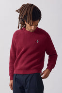 SWEATER ARTICHOKE CHUNKY - BURGUNDY / SERVICE WORKS