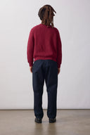 SWEATER ARTICHOKE CHUNKY - BURGUNDY / SERVICE WORKS