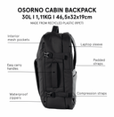 MOCHILA DE CABINA OSORNO NEGRA / TACORA