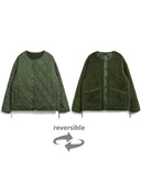 CHAQUETA REVERSIBLE POLAR Y PLUMÓN OLIVA / TAION