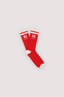 CALCETIN CON LOGO TNS ROJO TULIPAN / THE NEW SOCIETY