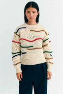 SWEATER MULTICOLOR MACRAME CANDELA / THINKING MU