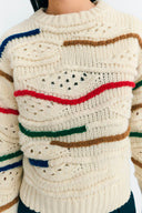 SWEATER MULTICOLOR MACRAME CANDELA / THINKING MU