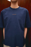 CAMISETA OVERSIZE AZUL MARINO / UNFEIGNED