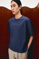 CAMISETA OVERSIZE AZUL MARINO / UNFEIGNED