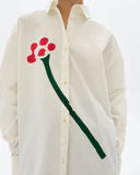 BLUSA POPELIN FLOWER JUANA / THINKING MU