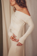 DRAPE DRESS OAT / COSSAC