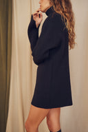 WOOL TUNIC BLACK / COSSAC