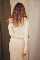 DRAPE DRESS OAT / COSSAC