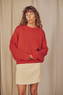 VEGAN SWEATER RUST / COSSAC