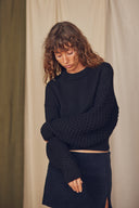 VEGAN SWEATER BLACK / COSSAC