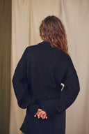 VEGAN SWEATER BLACK / COSSAC