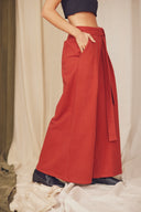 WRAP TROUSERS RUST / COSSAC