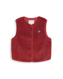 CHALECO BORREGUITO ROJO JAY / THINKING MU