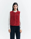 CHALECO BORREGUITO ROJO JAY / THINKING MU