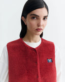 CHALECO BORREGUITO ROJO JAY / THINKING MU