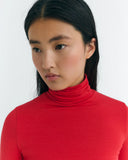 TOP CUELLO ALTO ROJO CASHMERE NOE / THINKING MU