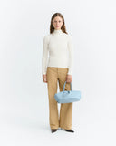TOP CUELLO ALTO RIB BLANCO AINE / THINKING MU